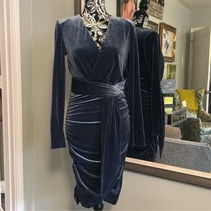Bohme Navy Long Sleeve Dress